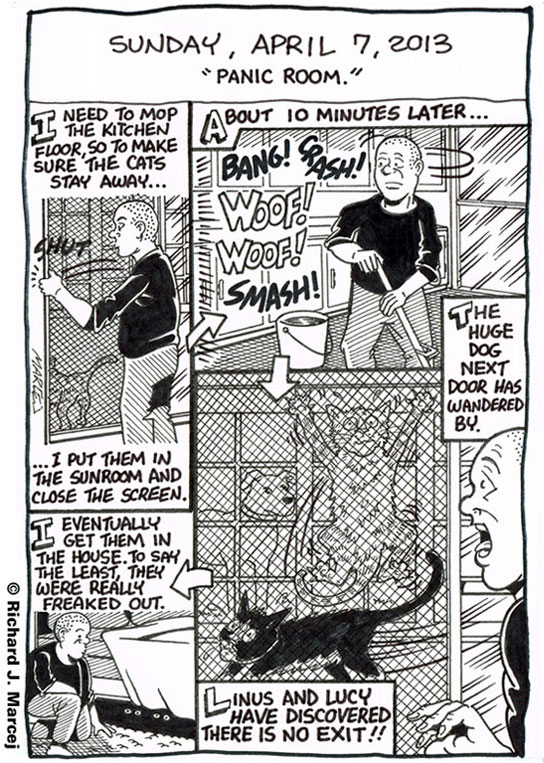 Daily Comic Journal: April 7, 2013: “Panic Room.”