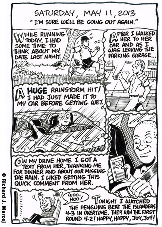Daily Comic Journal: May 11, 2013: “I’m Sure We’ll Be Going Out Again.”