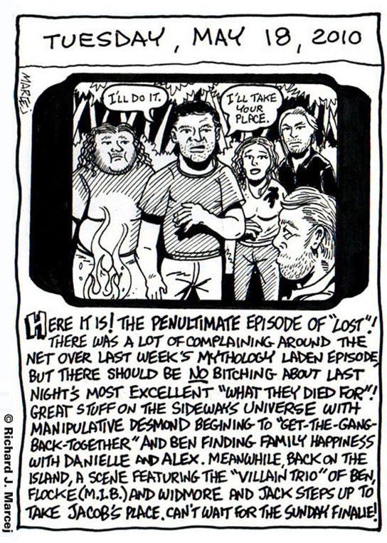 Daily Comic Journal: Tuesday, May 18, 2010