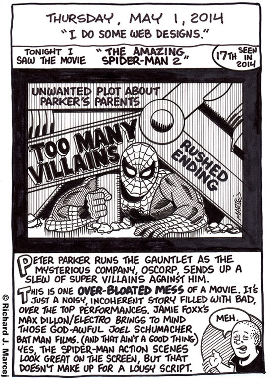 Daily Comic Journal: May 1, 2014: “I Do Some Web Designs.”