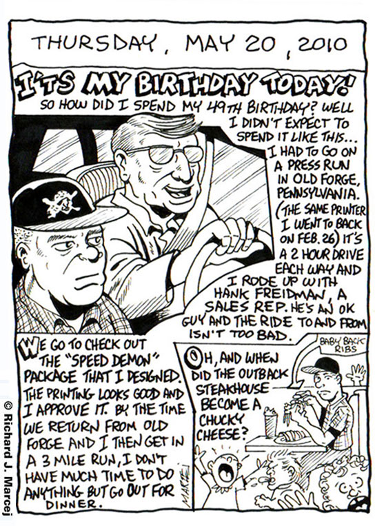 Daily Comic Journal: Thursday, May 20, 2010