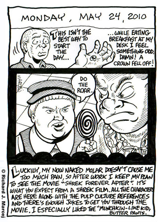 Daily Comic Journal: Monday, May 24, 2010