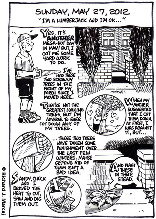 Daily Comic Journal: May 27, 2012: “I’m A Lumberjack And I’m OK…”