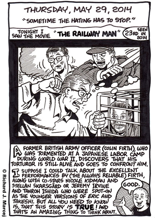 Daily Comic Journal: May 29, 2014: “Sometime The Hating Has To Stop.”