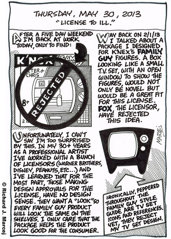 Daily Comic Journal: May 30, 2013: “License To Ill.”