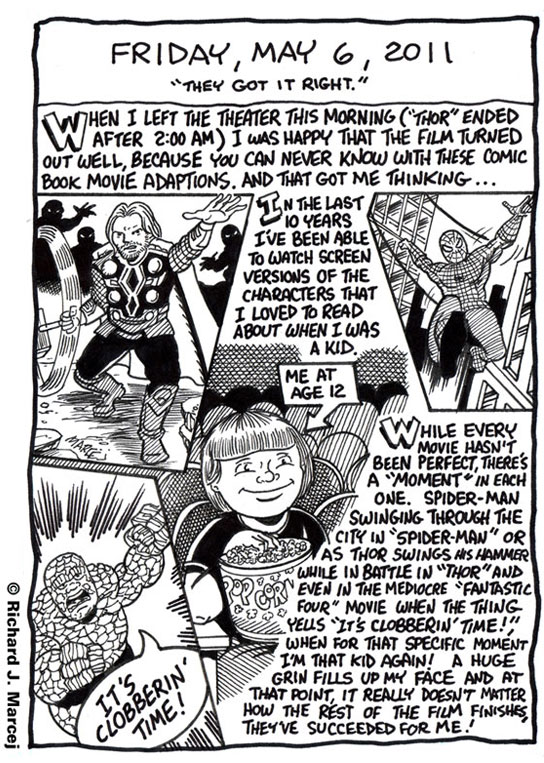 Daily Comic Journal: May 6, 2011: “They Got It Right.”
