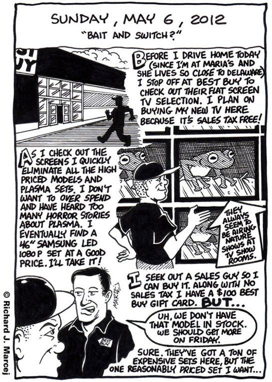 Daily Comic Journal: May 6, 2012: “Bait And Switch?”