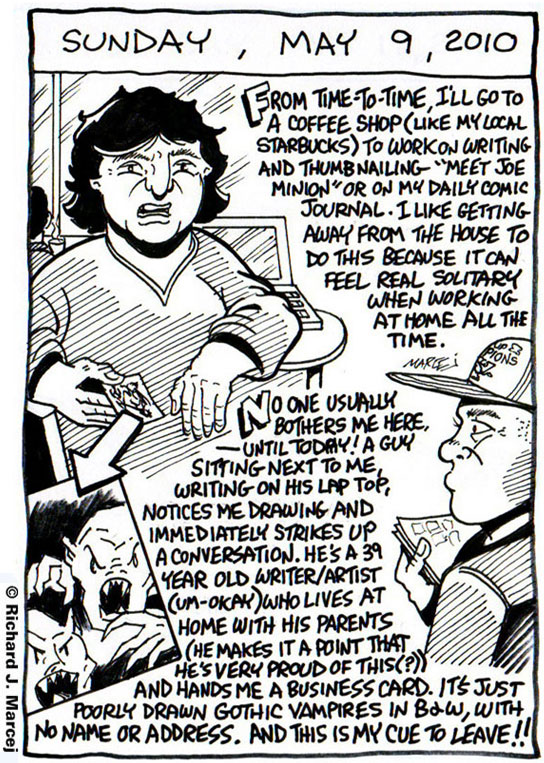 Daily Comic Journal: Sunday, May 9, 2010