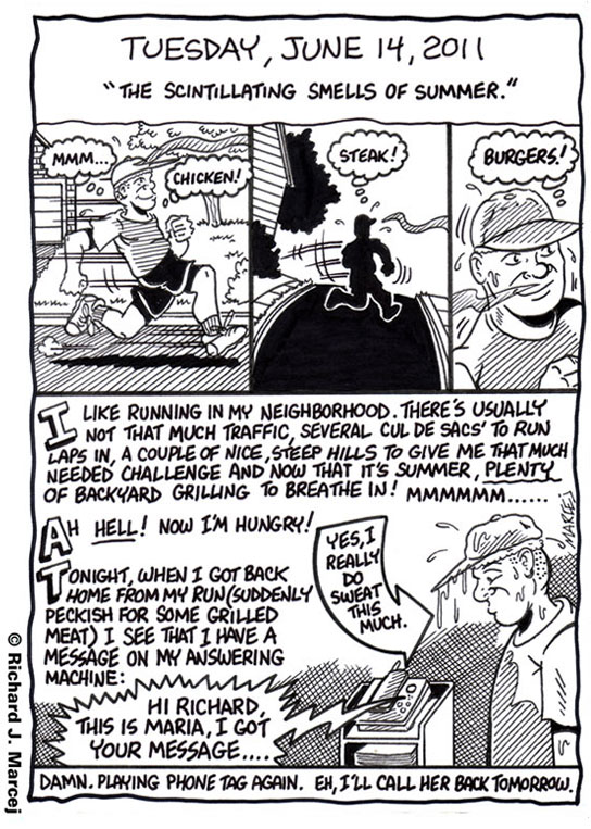 Daily Comic Journal: June 14, 2011: “The Scintillating Smells Of Summer.”