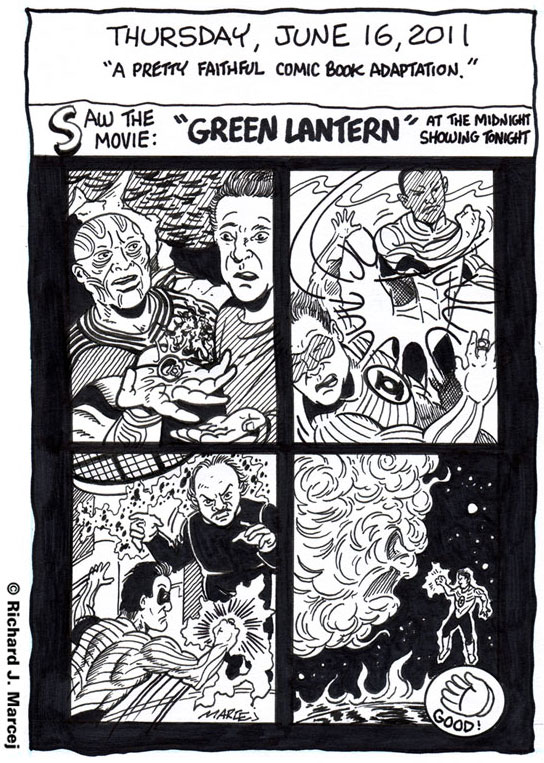 Daily Comic Journal: June 16, 2011: “A Pretty Faithful Comic Book Adaptation.”