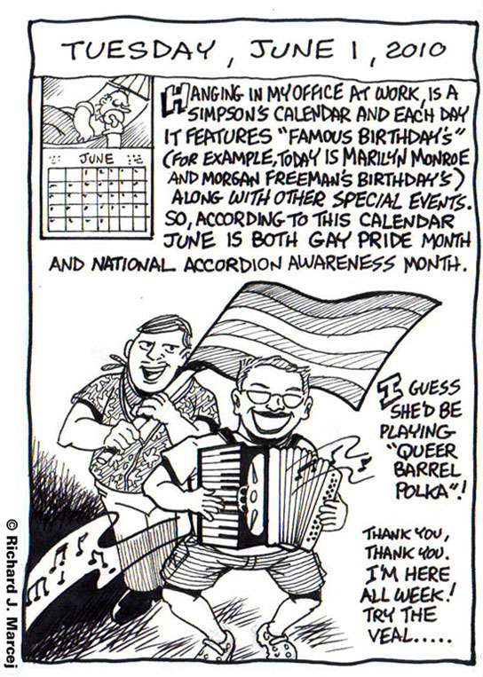 Daily Comic Journal: Tuesday, June 1, 2010