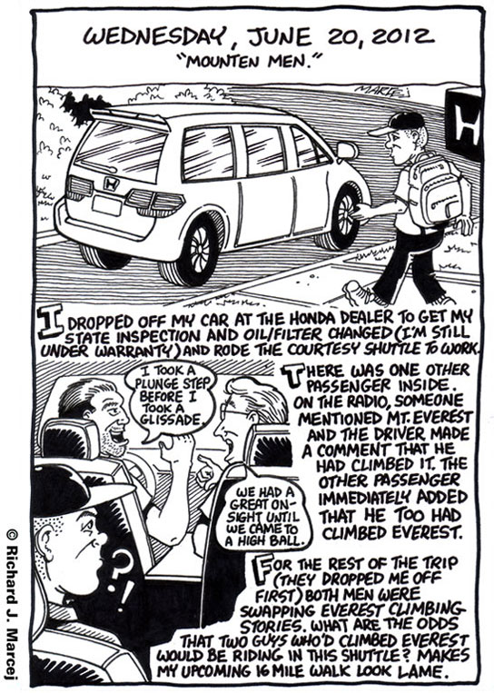 Daily Comic Journal: June 20, 2012: “Mountain Men.”