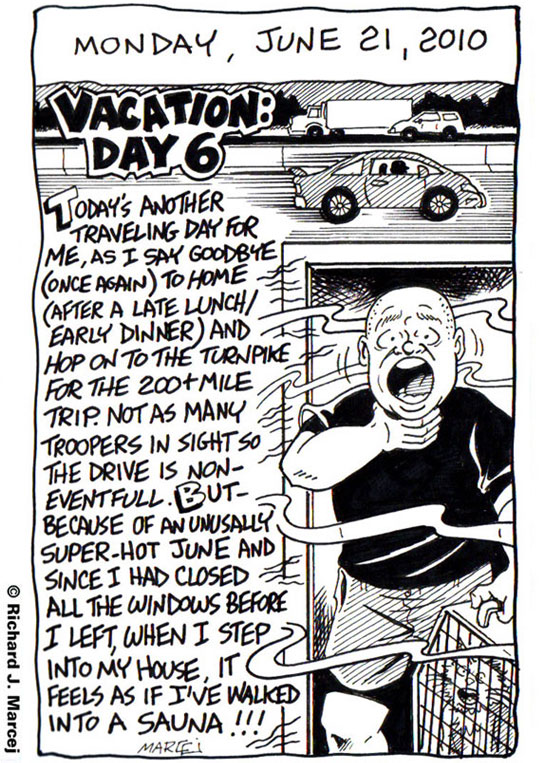 Daily Comic Journal: Monday, June 21, 2010