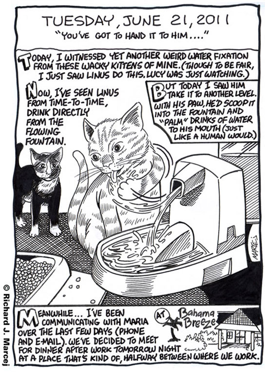 Daily Comic Journal: June 21, 2011: “You’ve Got To Hand It To Him…”