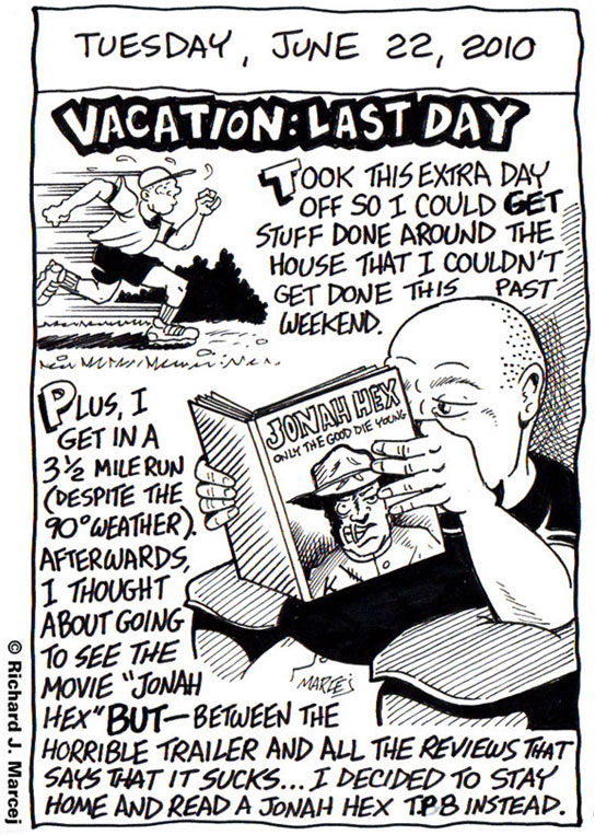 Daily Comic Journal: Tuesday, June 22, 2010