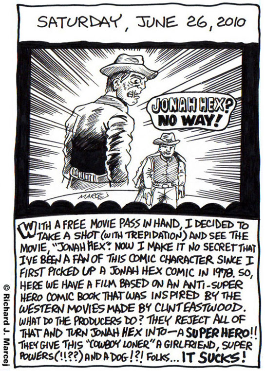 Daily Comic Journal: Saturday, June 26, 2010