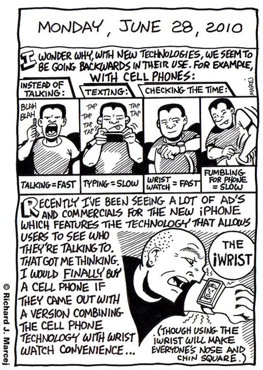 Daily Comic Journal: Monday, June 28, 2010