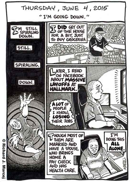 Daily Comic Journal: June 4, 2015: “I’m Going Down.”