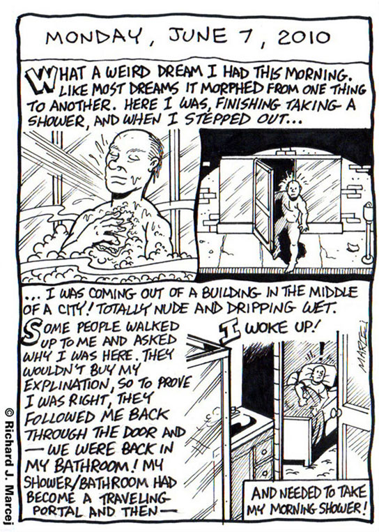 Daily Comic Journal: Monday, June 7, 2010