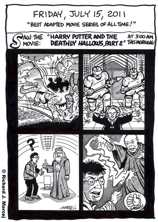 Daily Comic Journal: July 15, 2011: “Best Adapted Movie Series Of All Time!”