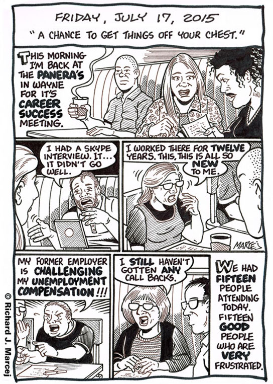Daily Comic Journal: July 17, 2015: “A Chance To Get Things Off Your Chest.”