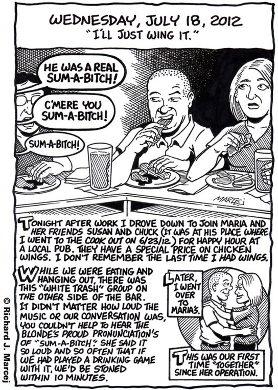 Daily Comic Journal: July 18, 2012: “I’ll Just Wing It.”