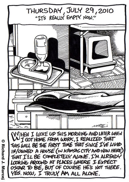 Daily Comic Journal: July 29, 2010: “It’s Really Empty Now.”
