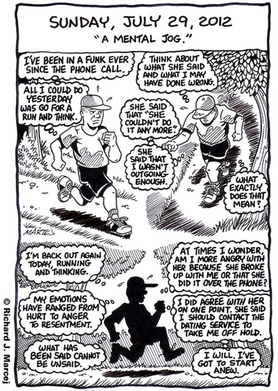 Daily Comic Journal: July 29, 2012: “A Mental Jog.”