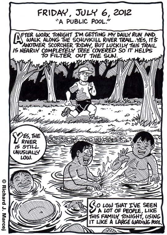Daily Comic Journal: July 6, 2012: “A Public Pool.”