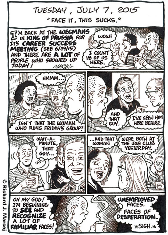 Daily Comic Journal: July 7, 2015: “Face It, This Sucks.”