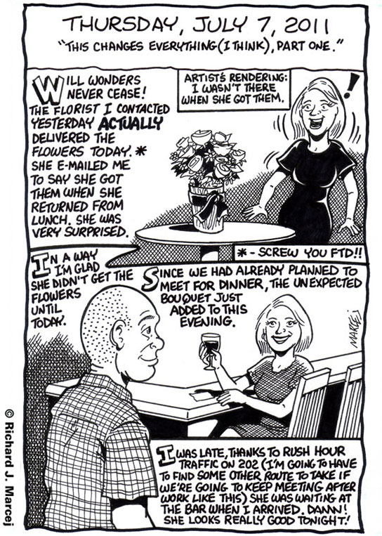 Daily Comic Journal: July 7, 2011: “This Changes Everything (I Think), Part 1 & 2.”