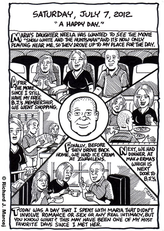 Daily Comic Journal: July 7, 2012: “A Happy Day.”