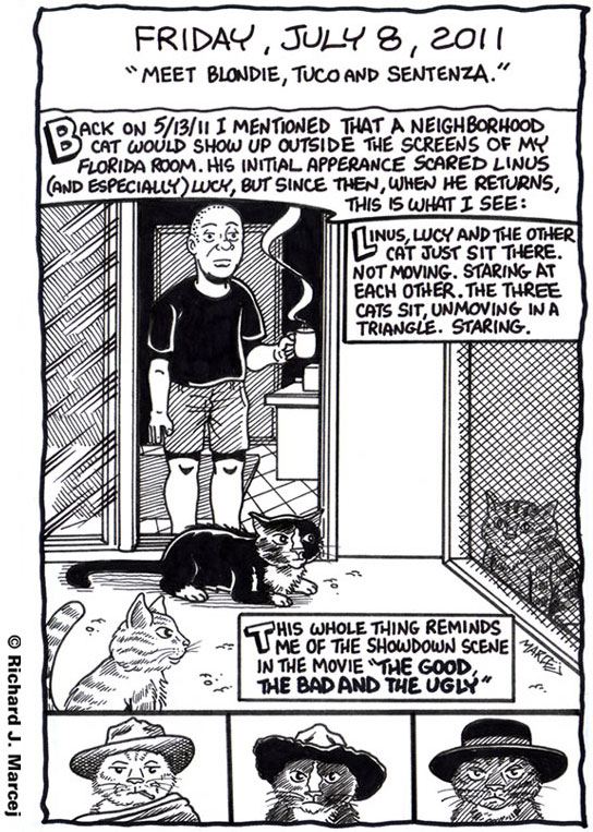 Daily Comic Journal: July 8, 2011: “Meet Blondie, Tuco And Sentenza.”
