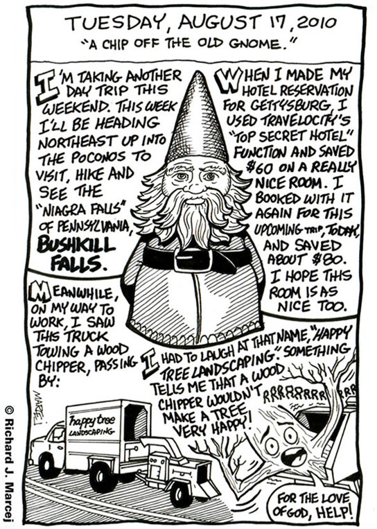 Daily Comic Journal: August 17, 2010: “A Chip Off The Old Gnome.”