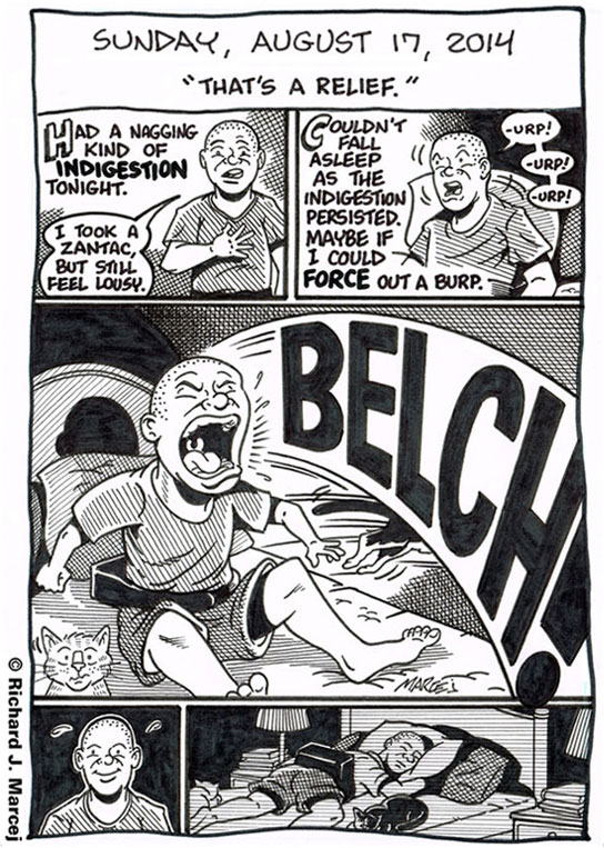 Daily Comic Journal: August 17, 2014: “That’s A Relief.”