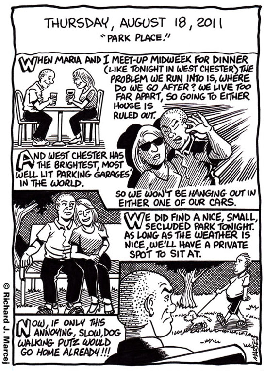 Daily Comic Journal: August 18, 2011: “Park Place.”