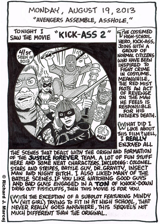 Daily Comic Journal: August 19, 2013: “Avengers Assemble, Asshole.”