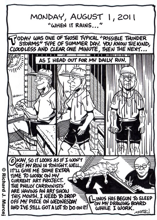 Daily Comic Journal: August 1, 2011: “When It Rains…”