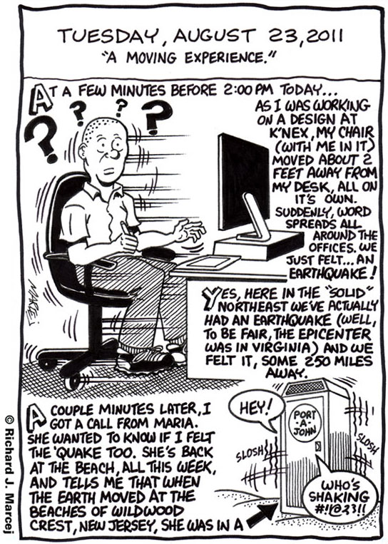 Daily Comic Journal: August 23, 2011: “A Moving Experience.”