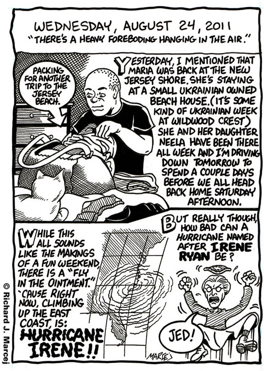 Daily Comic Journal: August 24, 2011: “There’s A Heavy Foreboding Hanging In The Air.”
