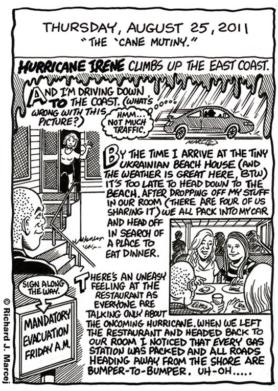 Daily Comic Journal: August 25, 2011: “The ‘Cane Mutiny.”