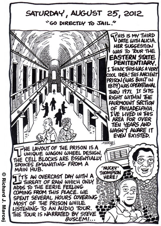 Daily Comic Journal: August 25, 2012: “Go Directly To Jail.”