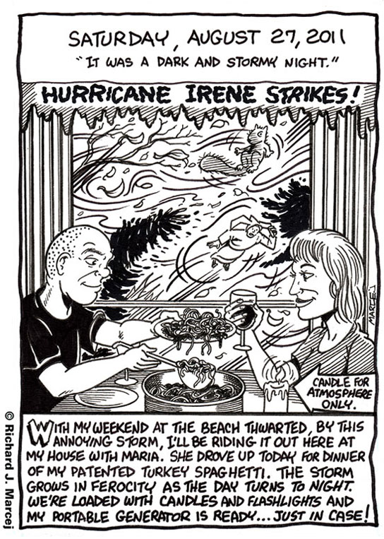 Daily Comic Journal: August 27, 2011: “It Was A Dark And Stormy Night.”