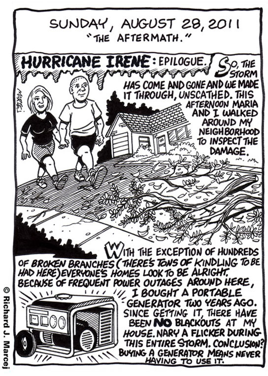 Daily Comic Journal: August 28, 2011: “The Aftermath.”