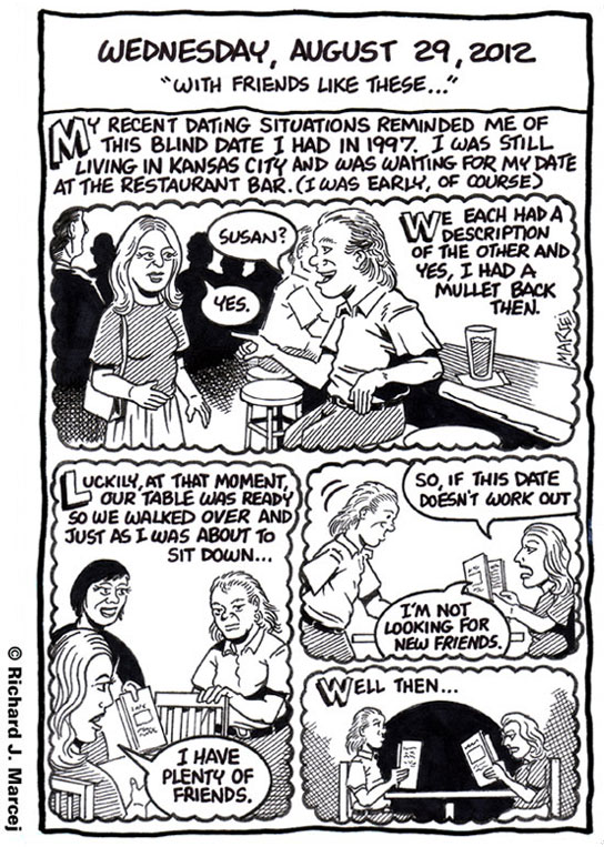 Daily Comic Journal: August 29, 2012: “With Friends Like These …”