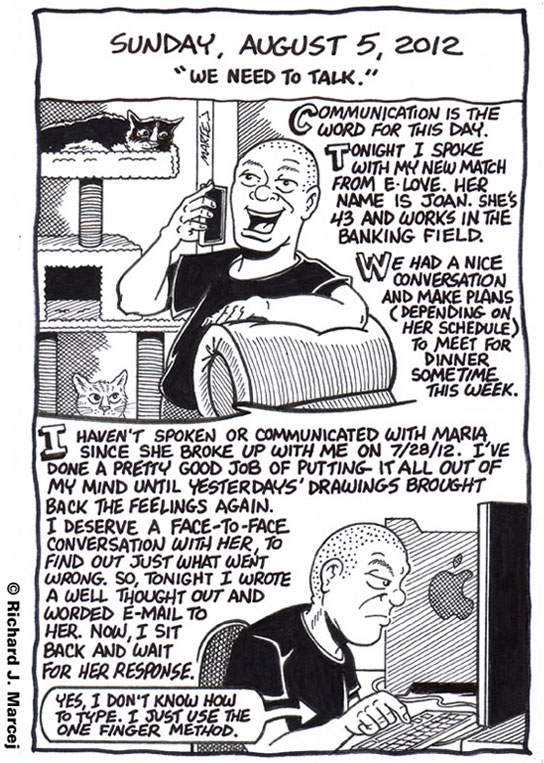 Daily Comic Journal: August 5, 2012: “We Need To Talk.”
