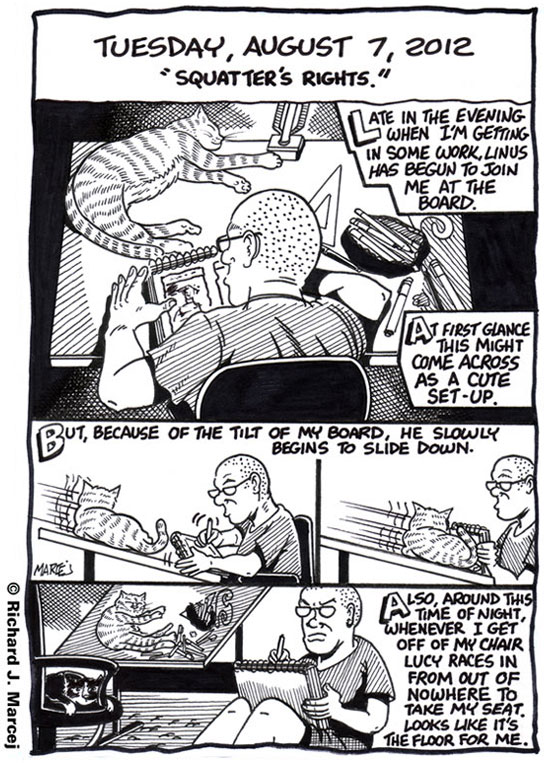 Daily Comic Journal: August 7, 2012: “Squatter’s Rights.”