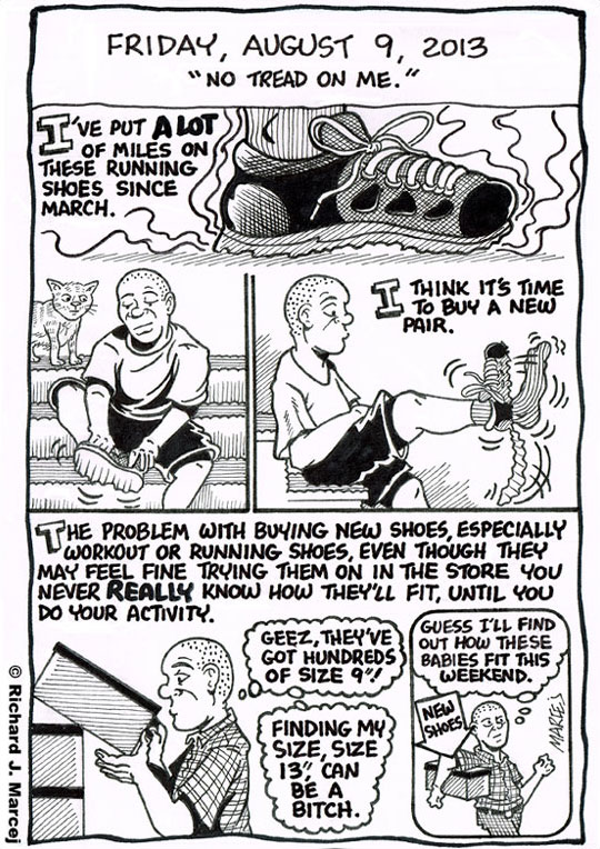 Daily Comic Journal: August 9, 2013: “No Tread On Me.”