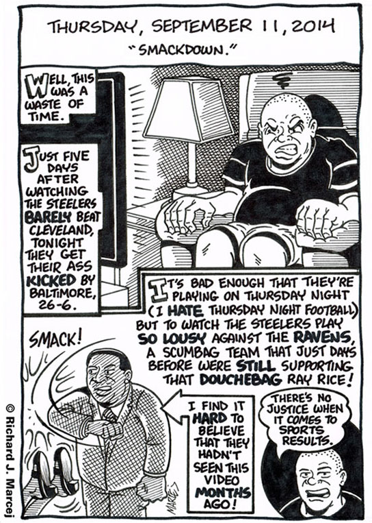 Daily Comic Journal: September 11, 2014: “Smackdown.”