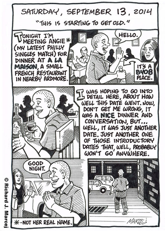 Daily Comic Journal: September 13, 2014: “This Is Starting To Get Old.”